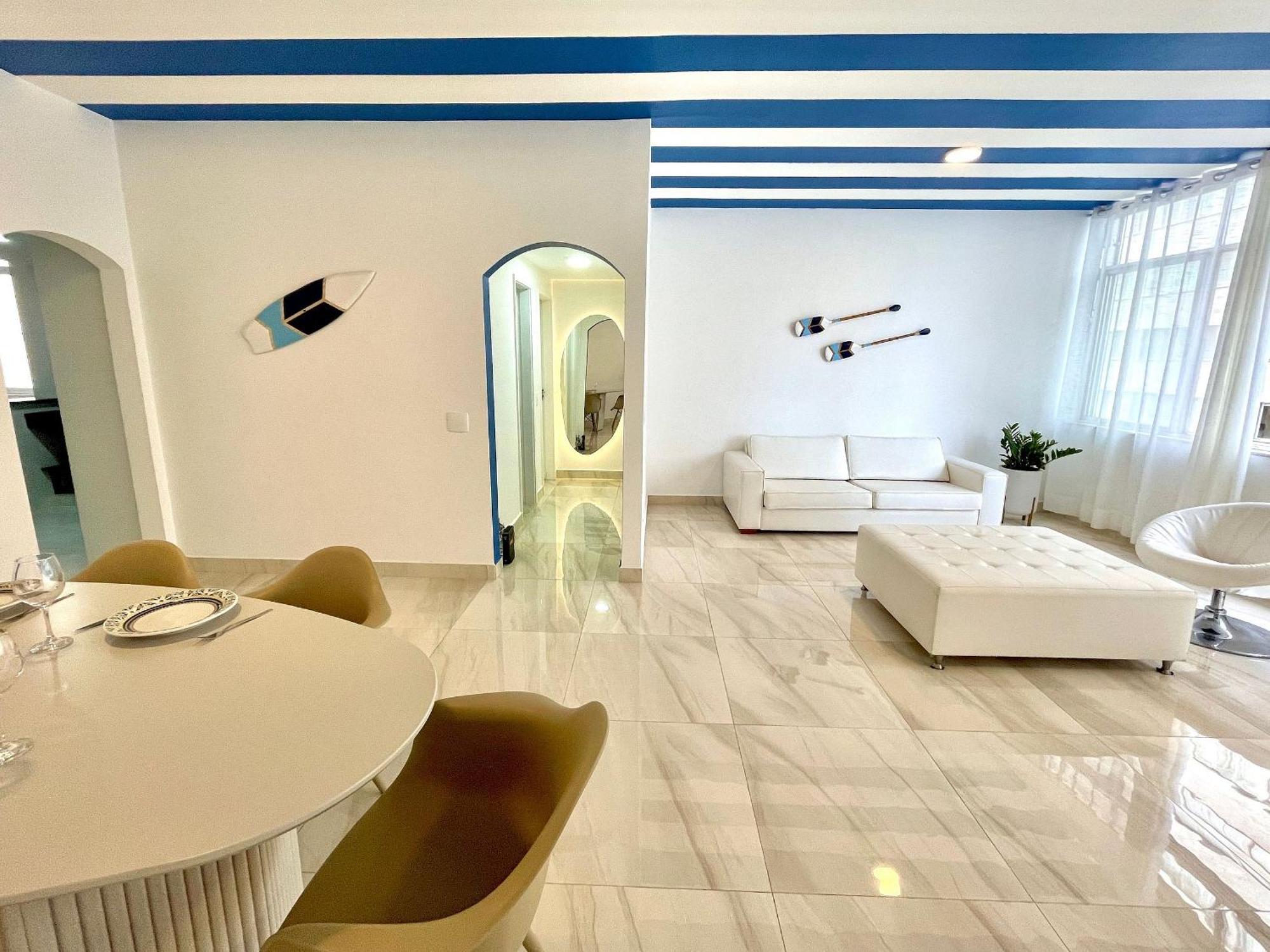 Moderno Com Vista A De Copacabana Apartemen Rio de Janeiro
